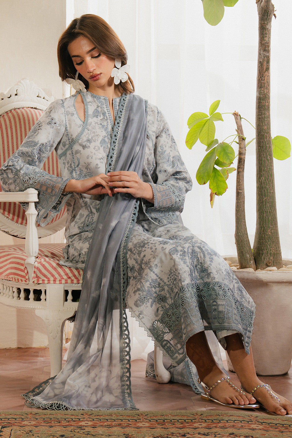 Ayzel | Armelia Printed Lawn 25 | Selviana - House Of Hania
