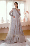 Ayzel Luminara Embroidered Net 3Pc Suit AWF-07 FREYA - House Of Hania