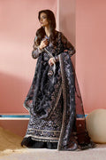 Ayzel Luminara Embroidered Organza 3Pc Suit AWF-01 MILAN - House Of Hania