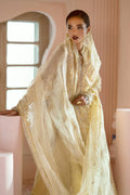 Ayzel Luminara Embroidered Organza 3Pc Suit AWF-02 LEIA - House Of Hania