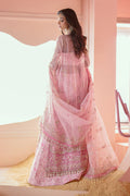 Ayzel Luminara Embroidered Organza 3Pc Suit AWF-04 BELLA - House Of Hania