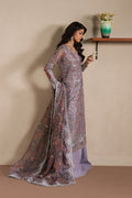 Ayzel Maujood | Lilac Long Shirt Silk Festive Set - House Of Hania