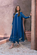 Azure | Embroidered Ensembles 3 Pcs | Radiant Sky - House Of Hania