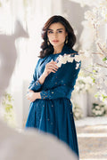 Azure | Ensembles Embroidered Formals | Aegean Breeze - House Of Hania