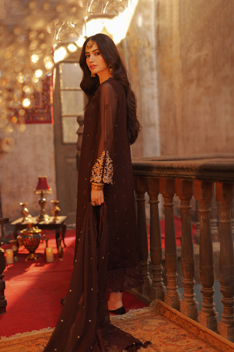 Azure | Ensembles Embroidered Formals | Amber Aura - House Of Hania