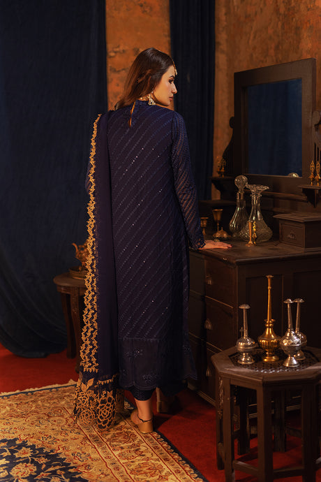 Azure | Ensembles Embroidered Formals | Aqua Serene - House Of Hania