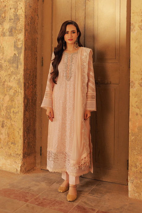 Azure | Ensembles Embroidered Formals | Coral Haze - House Of Hania