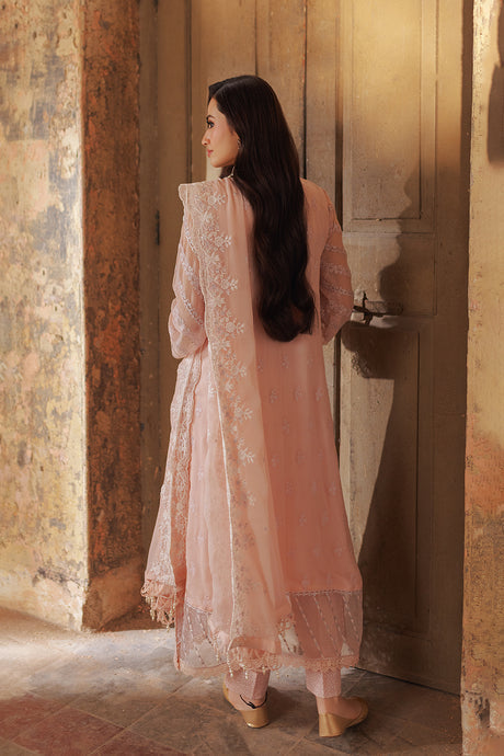 Azure | Ensembles Embroidered Formals | Coral Haze - House Of Hania