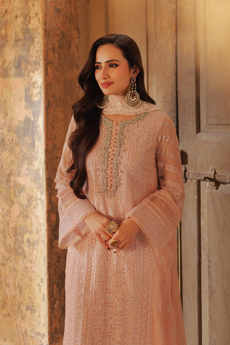 Azure | Ensembles Embroidered Formals | Coral Haze - House Of Hania