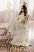 Azure | Ensembles Embroidered Formals | Enchanted Moss - House Of Hania