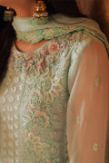 Azure | Ensembles Embroidered Formals | Floral Fern - House Of Hania