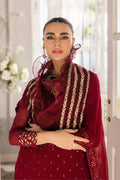 Azure | Ensembles Embroidered Formals | Garnet Glam - House Of Hania