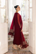 Azure | Ensembles Embroidered Formals | Garnet Glam - House Of Hania