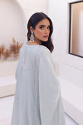 Azure | Ensembles Embroidered Formals | Moss Melody - House Of Hania