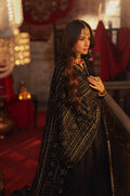 Azure | Ensembles Embroidered Formals | Noir Majesty - House Of Hania