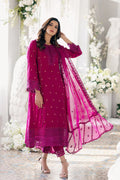 Azure | Ensembles Embroidered Formals | Petunia Plum - House Of Hania
