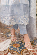 Azure | Ensembles Embroidered Formals | Slate Symphony - House Of Hania