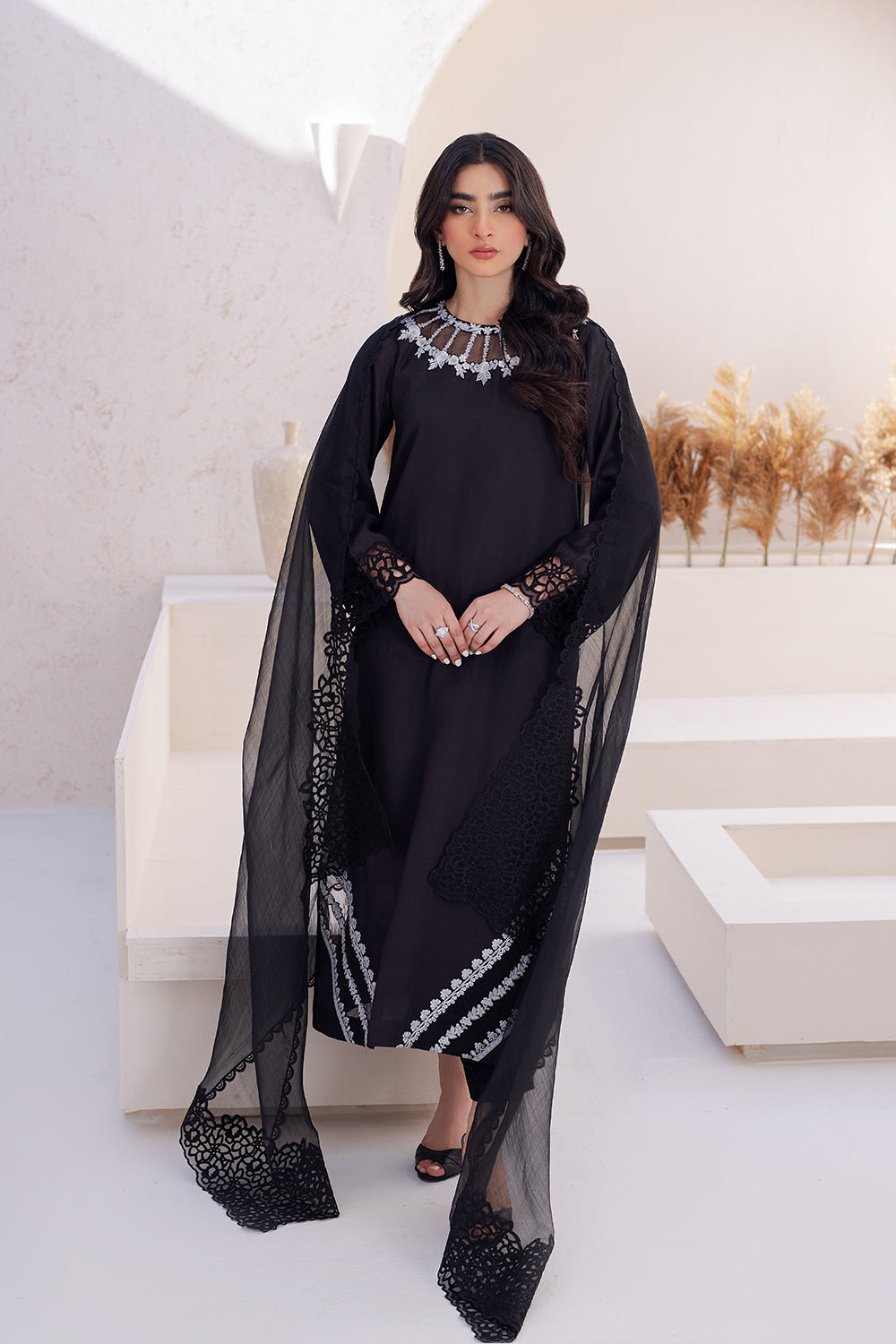 Azure | Ensembles Embroidered Formals | Stargaze - House Of Hania