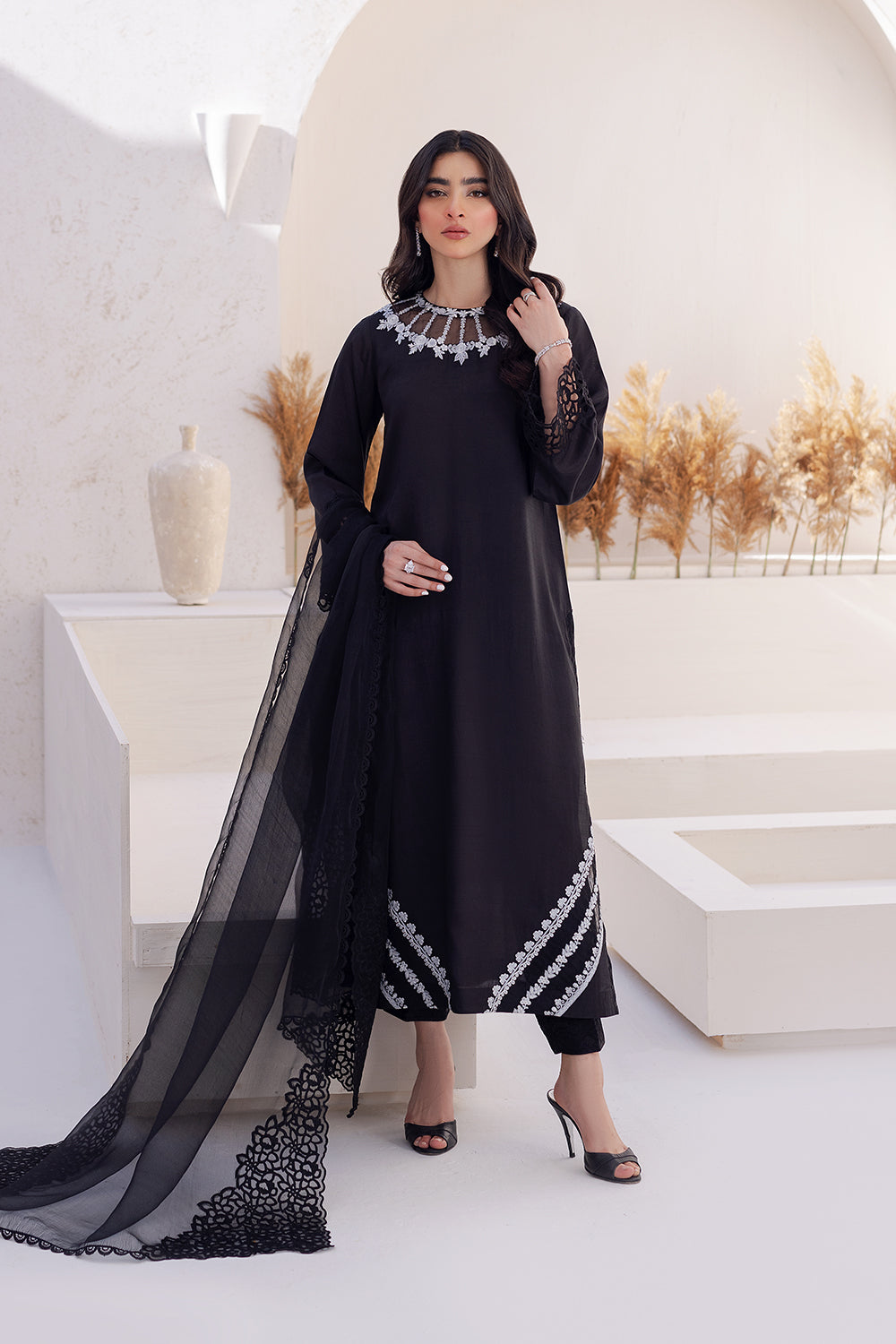 Azure | Ensembles Embroidered Formals | Stargaze - House Of Hania