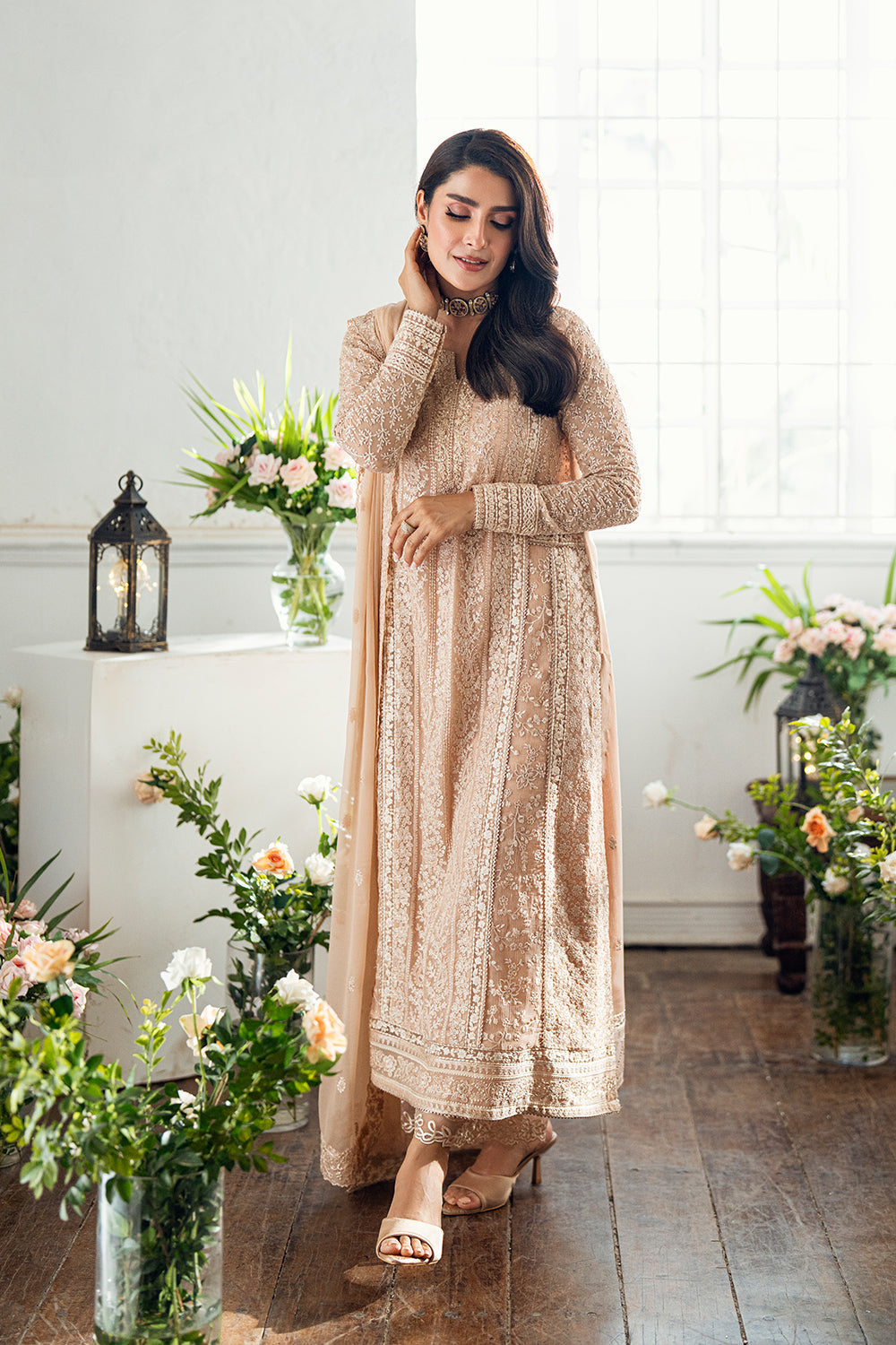 Azure | Vogue Formals | Celestial Cream - House Of Hania