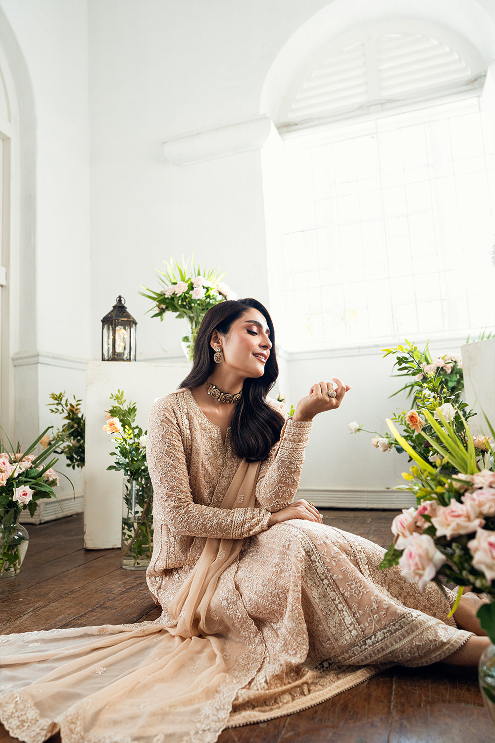 Azure | Vogue Formals | Celestial Cream - House Of Hania