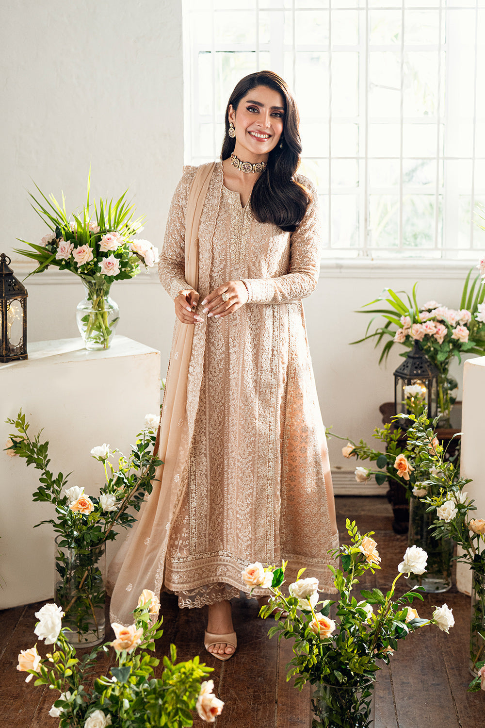 Azure | Vogue Formals | Celestial Cream - House Of Hania