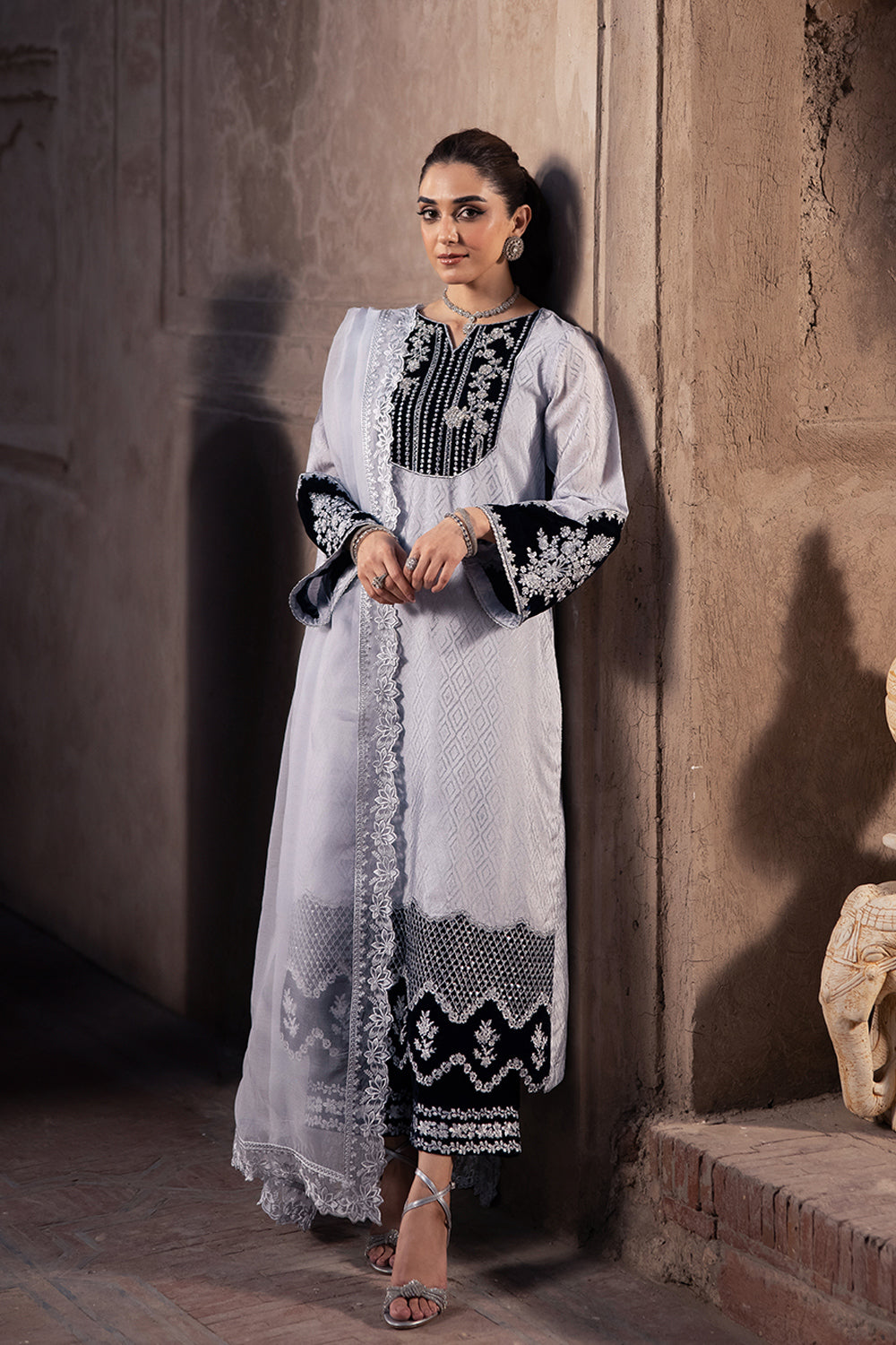 Azure | Vogue Formals | Celestial Silver - House Of Hania