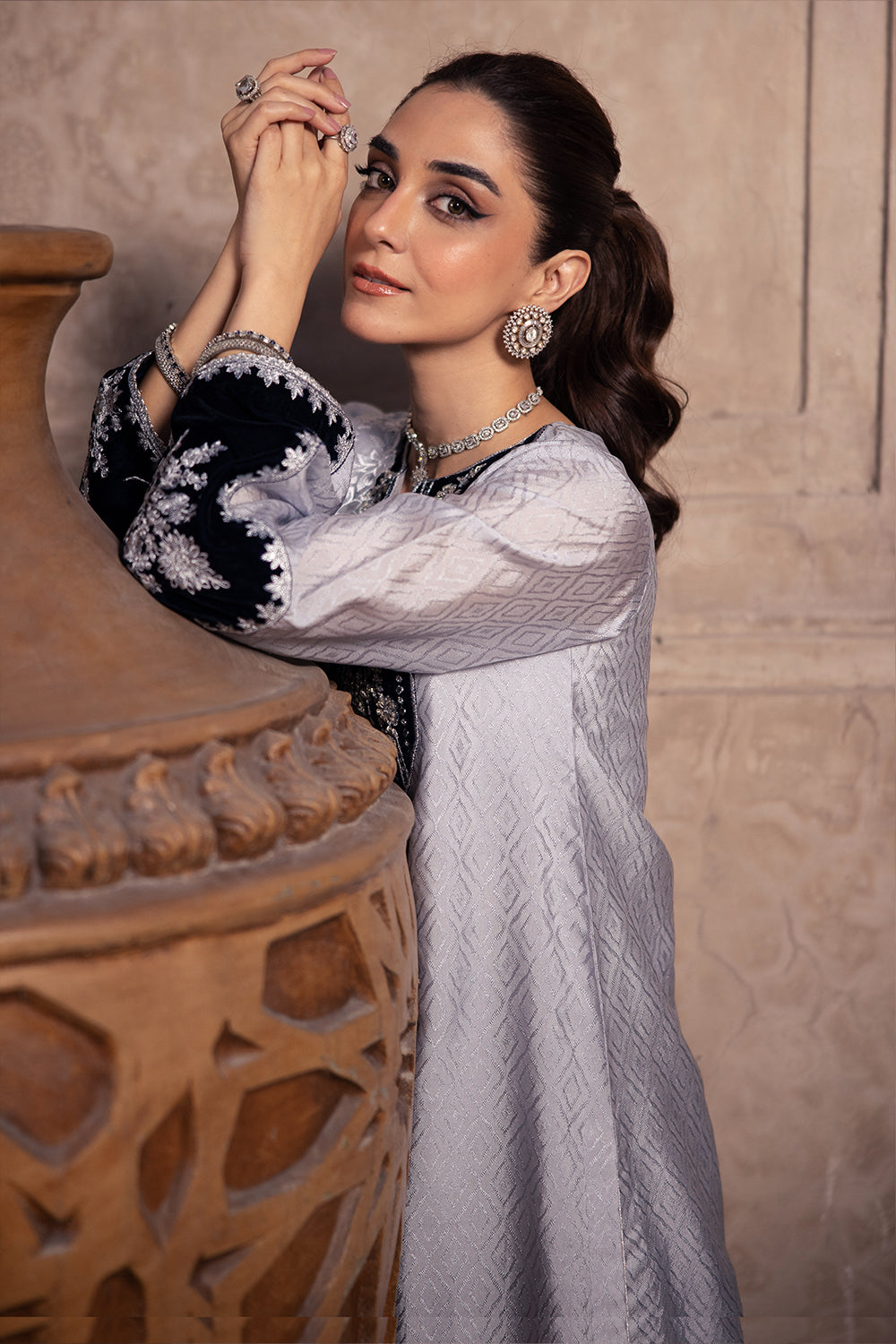 Azure | Vogue Formals | Celestial Silver - House Of Hania