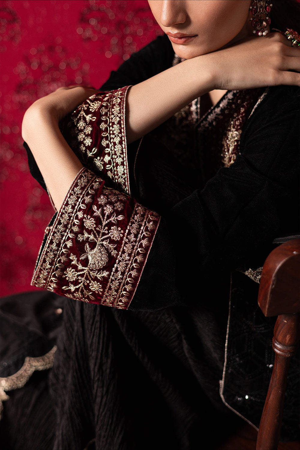 Azure | Vogue Formals | Midnight Wine - House Of Hania