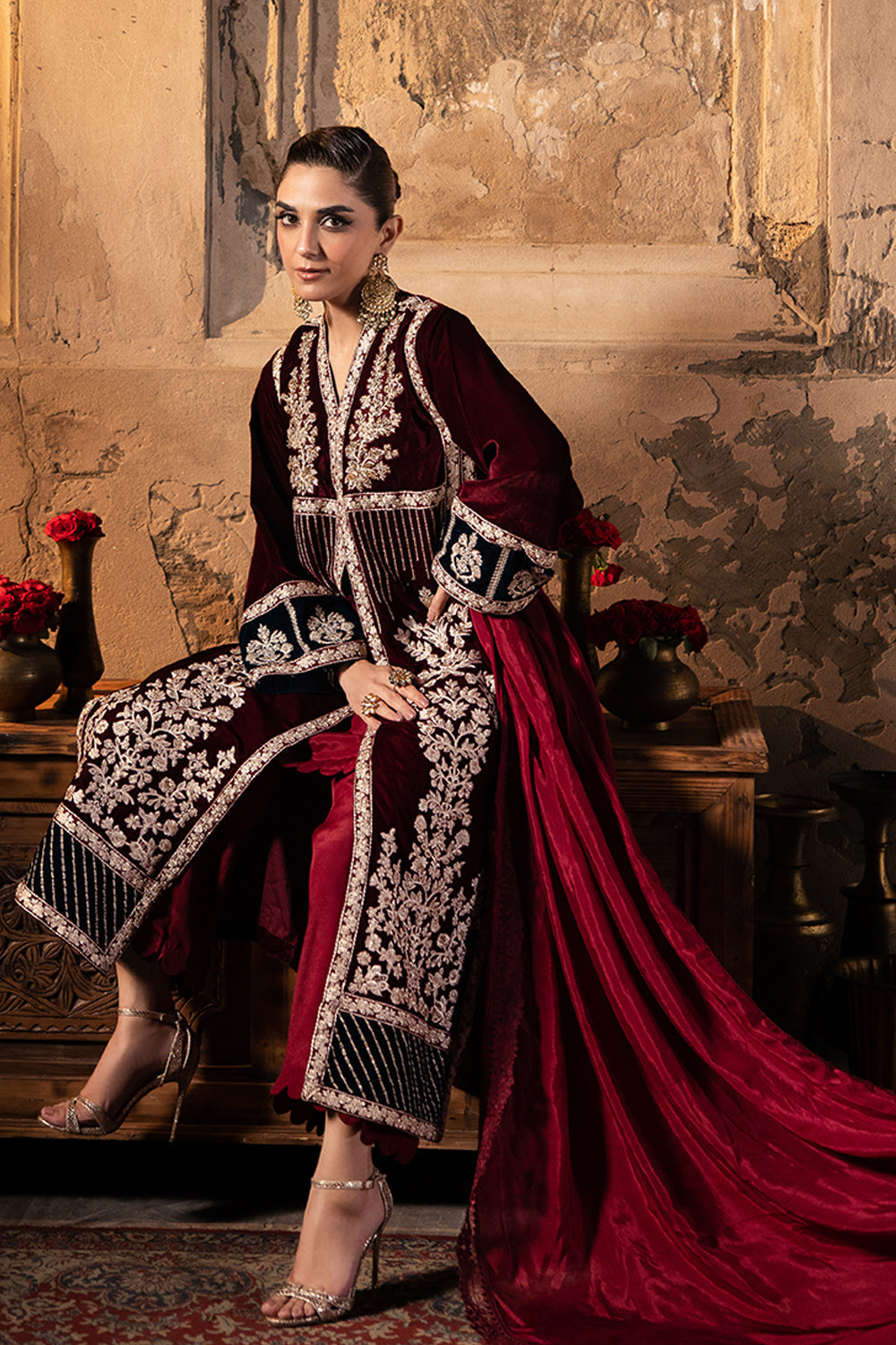 Azure | Vogue Formals | Scarlet Majesty - House Of Hania