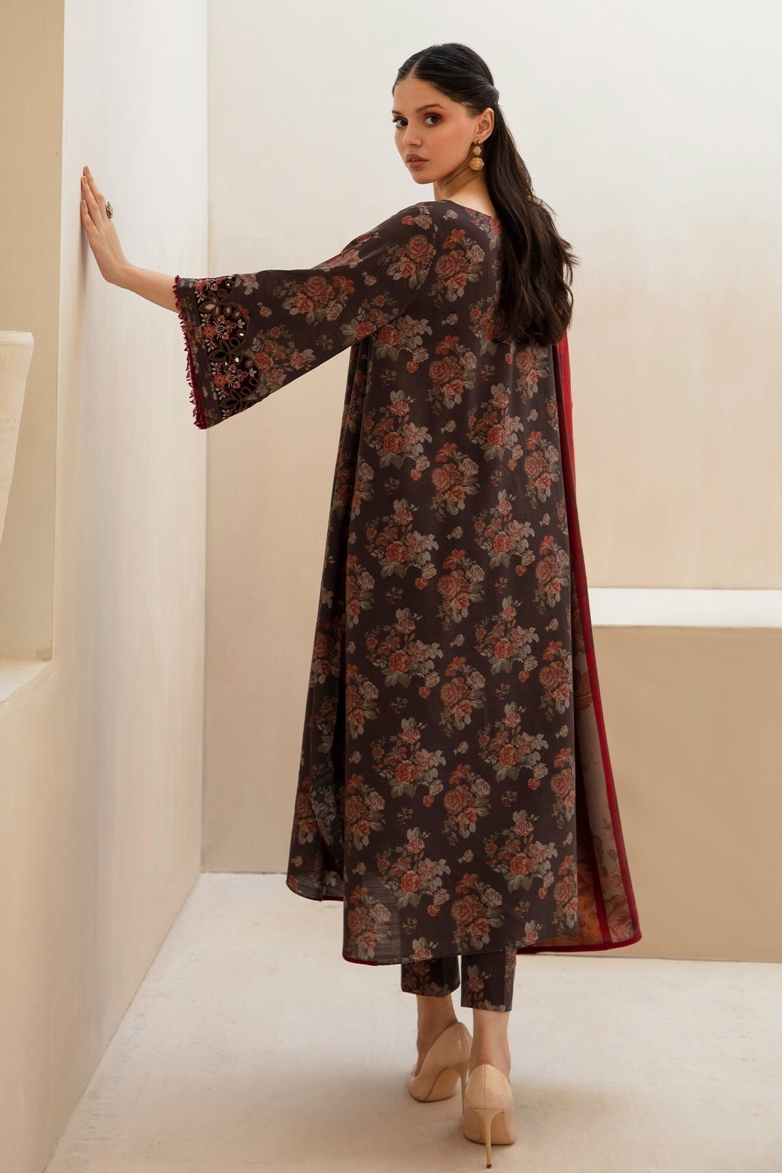 BAROQUE-DIGITAL PRINTED VISCOSE UF-438 - House Of Hania