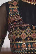 BAROQUE-EMBROIDERED CHIFFON CH09-04 - House Of Hania