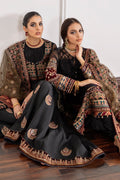 BAROQUE-EMBROIDERED CHIFFON CH09-04 - House Of Hania