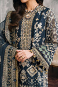 BAROQUE |EMBROIDERED CHIFFON CH12-01 - House Of Hania