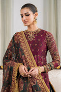 BAROQUE | EMBROIDERED CHIFFON CH12-03 - House Of Hania