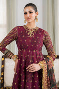 BAROQUE | EMBROIDERED CHIFFON CH12-03 - House Of Hania