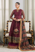 BAROQUE | EMBROIDERED CHIFFON CH12-03 - House Of Hania