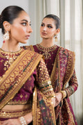 BAROQUE | EMBROIDERED CHIFFON CH12-03 - House Of Hania