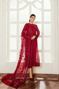 BAROQUE-EMBROIDERED CHIFFON UF-37 - House Of Hania