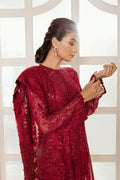BAROQUE-EMBROIDERED CHIFFON UF-37 - House Of Hania