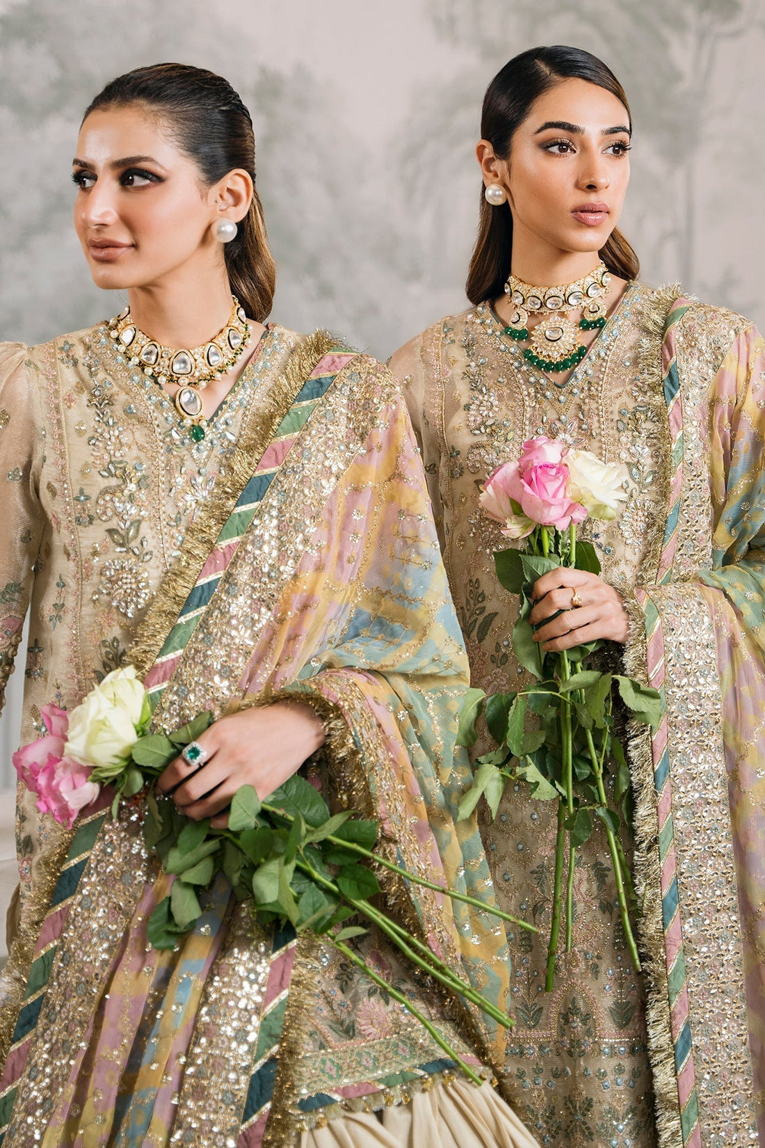 BAROQUE | EMBROIDERED MASURI CH12-04 - House Of Hania