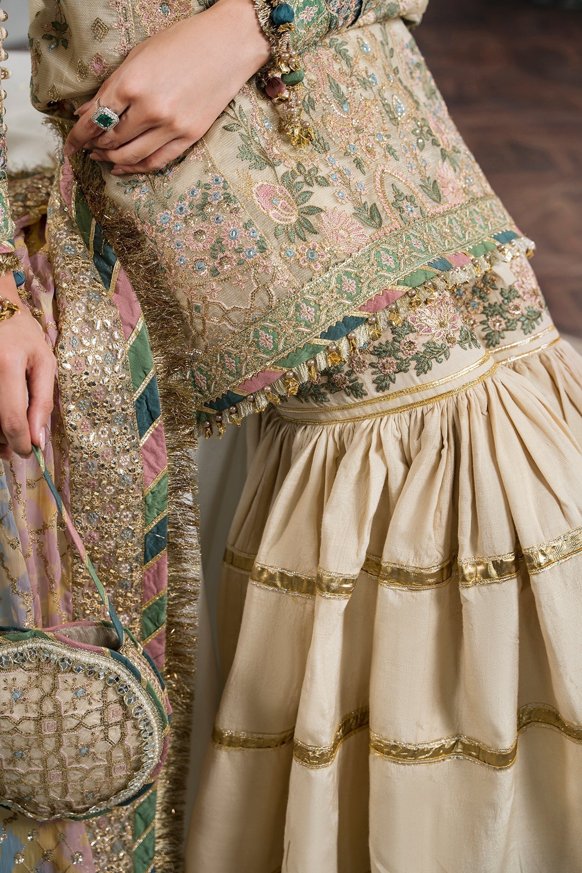 BAROQUE | EMBROIDERED MASURI CH12-04 - House Of Hania