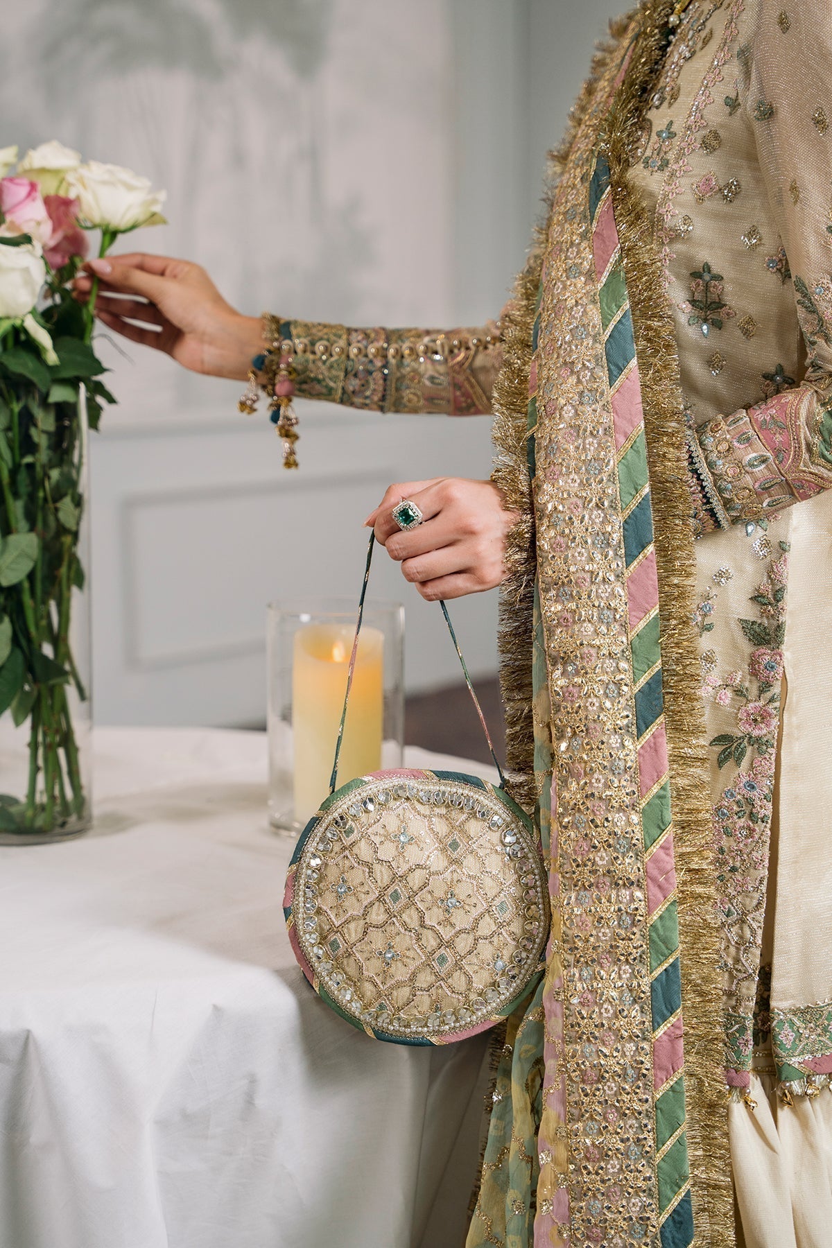 BAROQUE | EMBROIDERED MASURI CH12-04 - House Of Hania