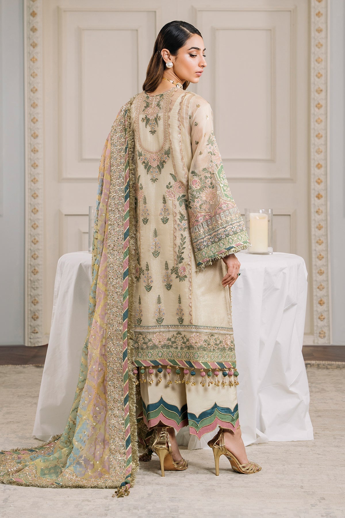 BAROQUE | EMBROIDERED MASURI CH12-04 - House Of Hania