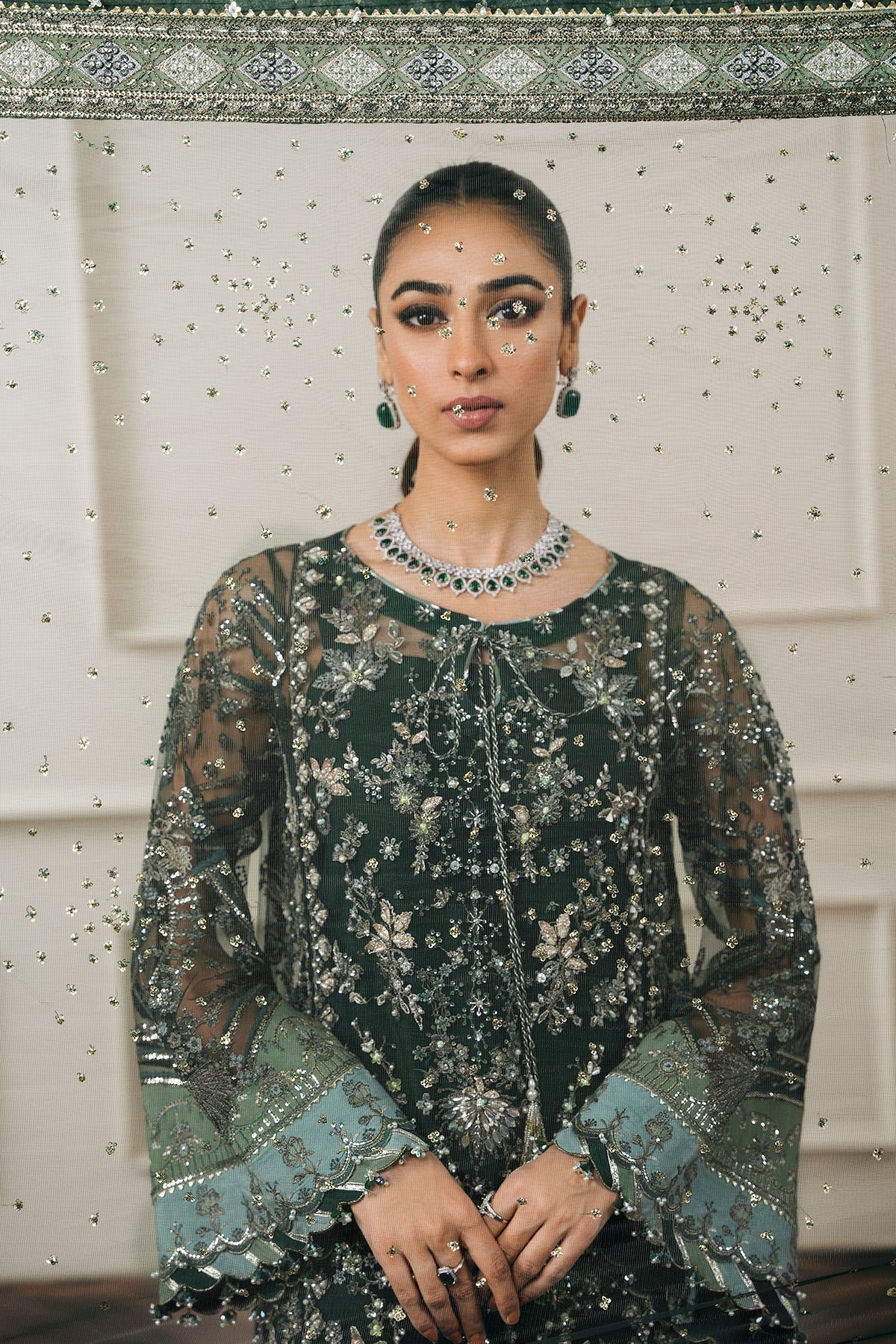 BAROQUE | EMBROIDERED NET CH12-05 - House Of Hania