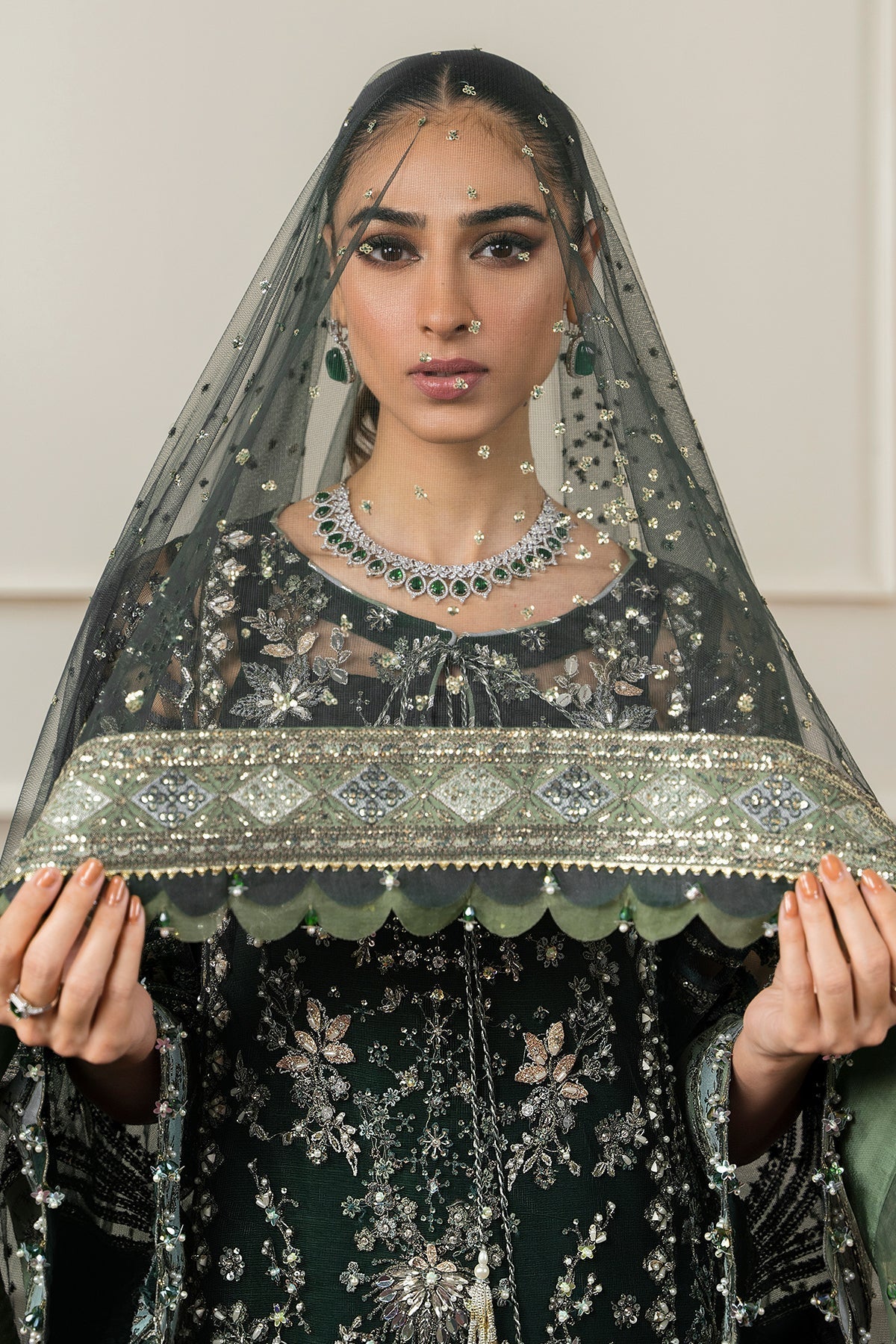BAROQUE | EMBROIDERED NET CH12-05 - House Of Hania
