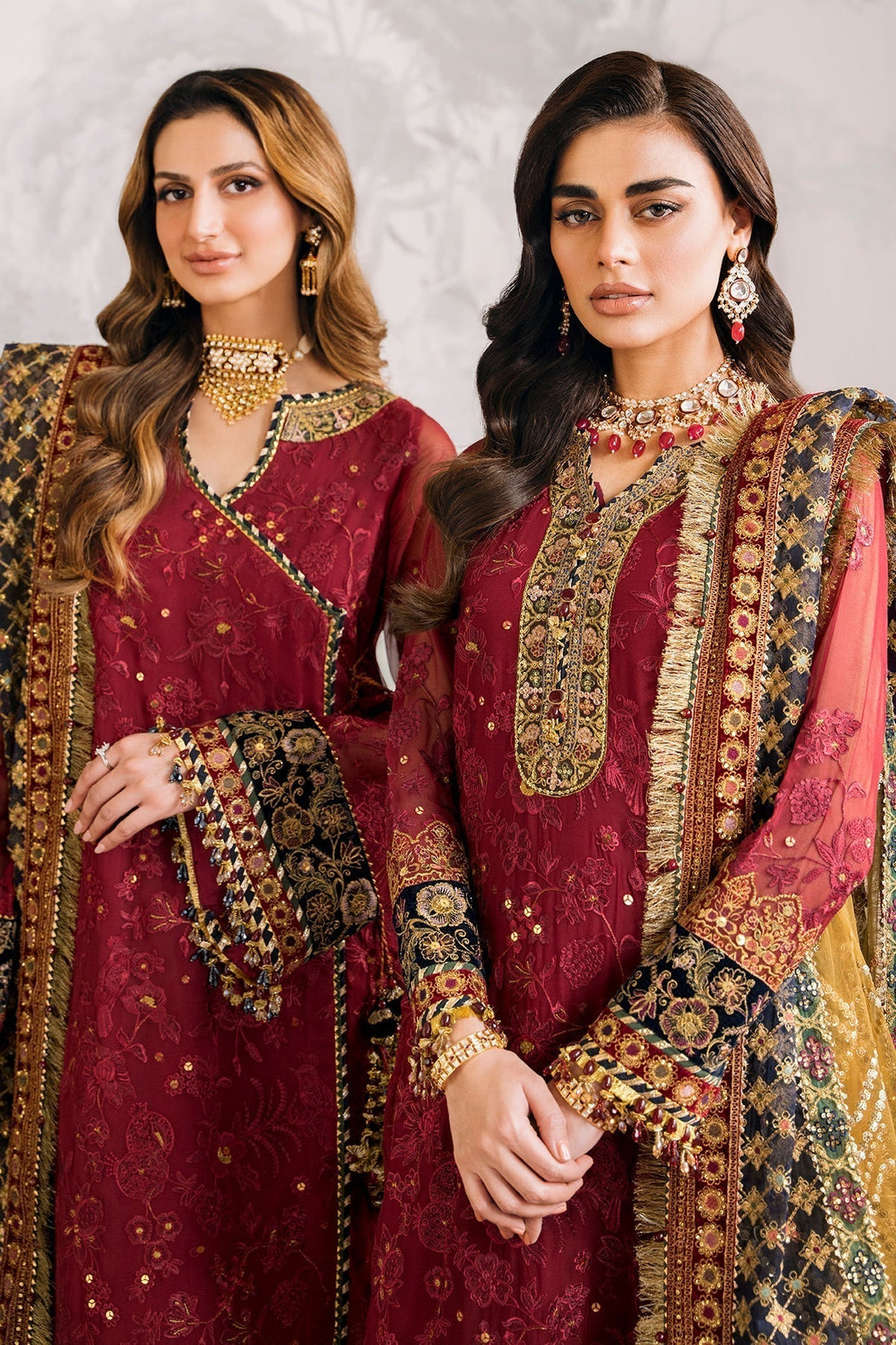 BAROQUE | EMBROIDERED NET CH12-07 - House Of Hania