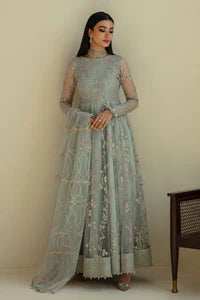 BAROQUE | EMBROIDERED NET UF-627 - House Of Hania