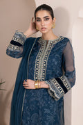 BAROQUE-EMBROIDERED ORGANZA UF-413 - House Of Hania