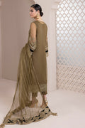 BAROQUE-EMBROIDERED ORGANZA UF-414 - House Of Hania